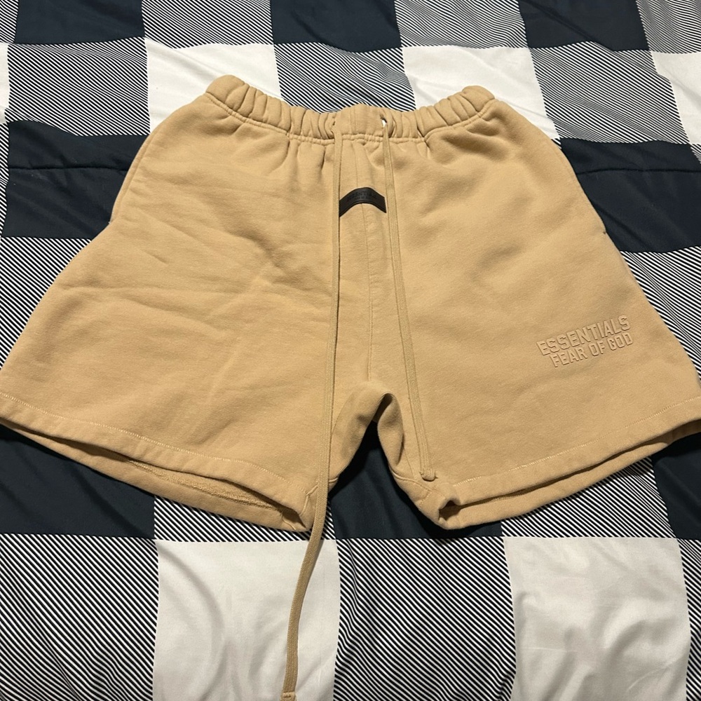 Essentials Tan Men's Shorts